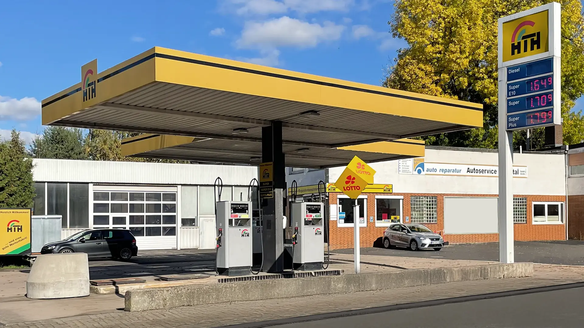 Heimboldshausen HTH Tankstelle Heimboldshausen und der Autoservice Werratal - unsere Werkstatt